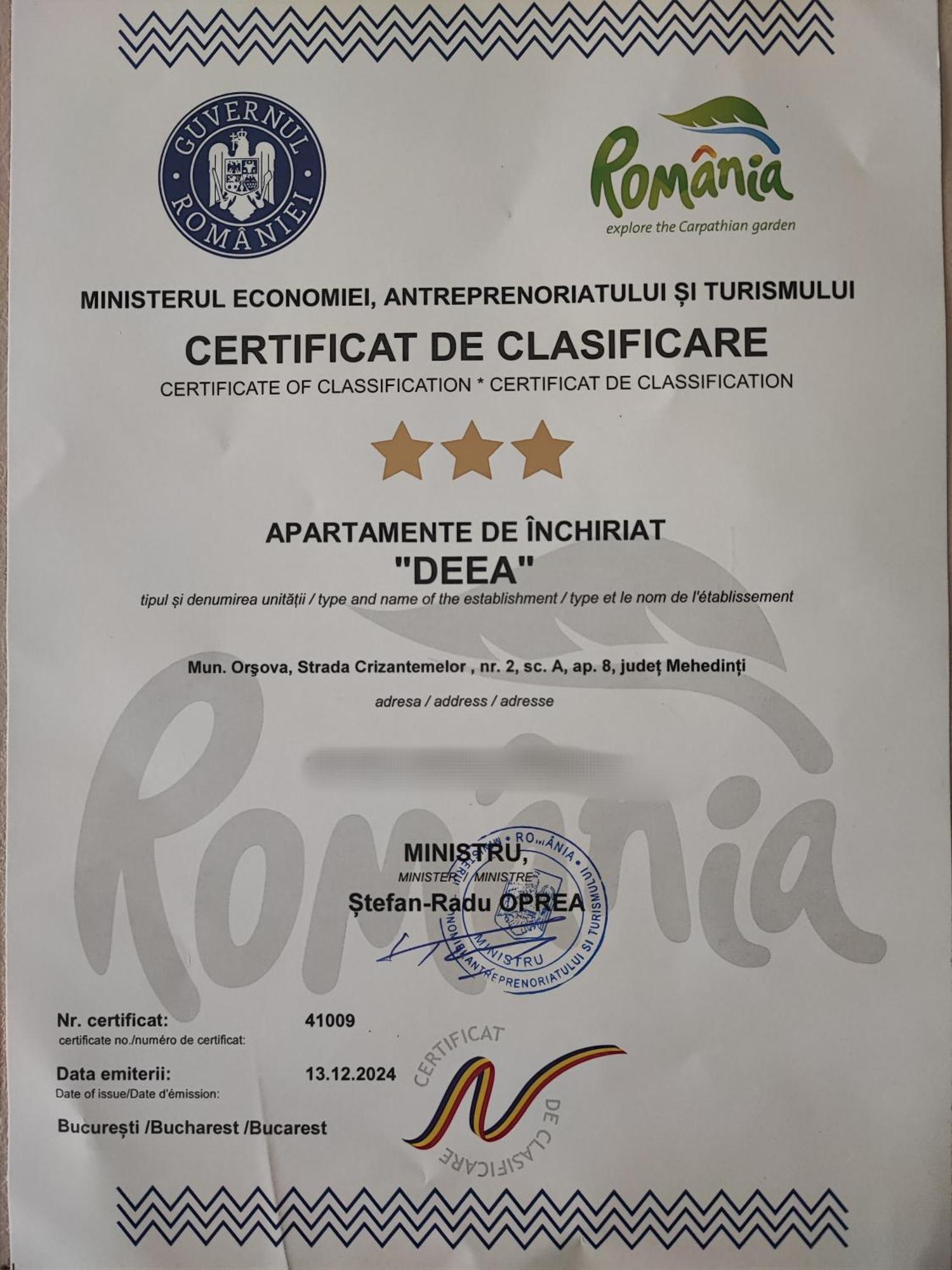 Апартаменты Deea Оршова Экстерьер фото